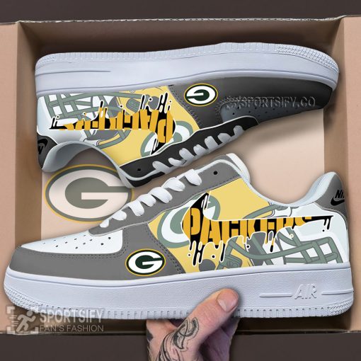 AFS0210 - Green Bay Packers Air Force 1 Low Top Shoes-Sportsify