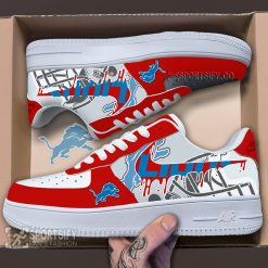 AFS0209 - Detroit Lions Air Force 1 Low Top Shoes-Sportsify