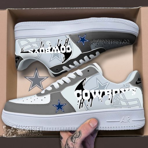 AFS0207 - Dallas Cowboys Air Force 1 Low Top Shoes-Sportsify