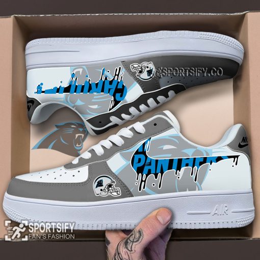 AFS0204 - Carolina Panthers Air Force 1 Low Top Shoes-Sportsify