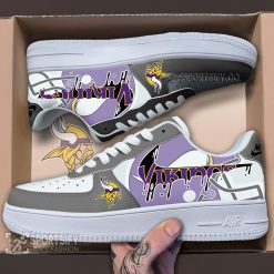 AFS0218 - Minnesota Vikings Air Force 1 Low Top Shoes-Sportsify