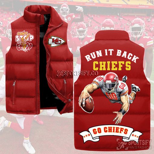 SLJ03107 - Kansas City Chiefs Sleeveless Jacket-Sportsify