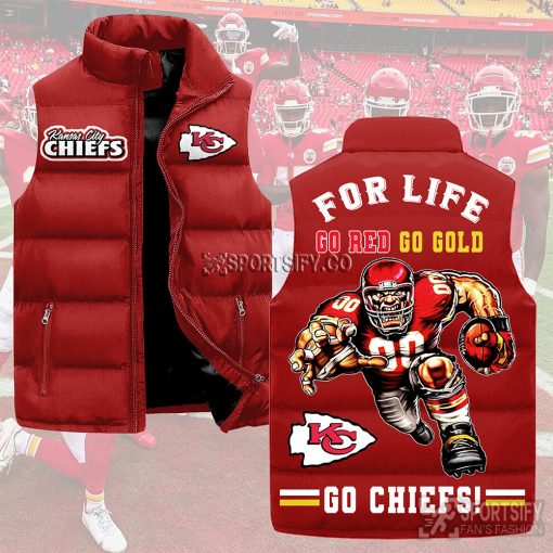 SLJ03106 - Kansas City Chiefs Sleeveless Jacket-Sportsify