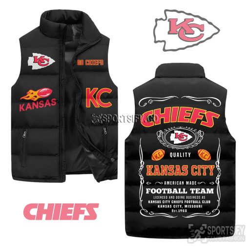 SLJ03101 - Kansas City Chiefs Sleeveless Jacket-Sportsify