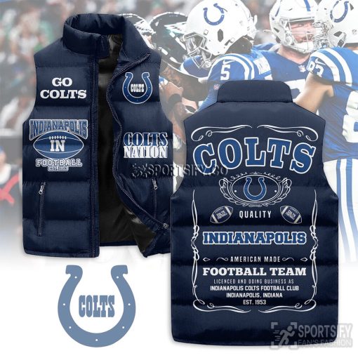 SLJ03098 - Indianapolis Colts Sleeveless Jacket-Sportsify