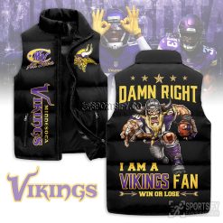 SLJ03094 - Minnesota Vikings Sleeveless Jacket-Sportsify