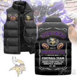 SLJ03090 - Minnesota Vikings Sleeveless Jacket-Sportsify