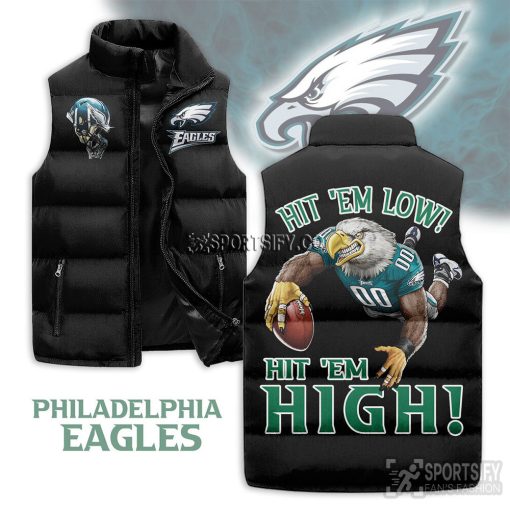 SLJ03085 - Philadelphia Eagles Sleeveless Jacket-Sportsify