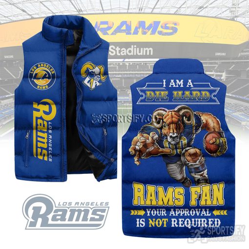 SLJ03073 - Los Angeles Rams Sleeveless Jacket-Sportsify