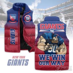 SLJ03067 - New York Giants Sleeveless Jacket-Sportsify