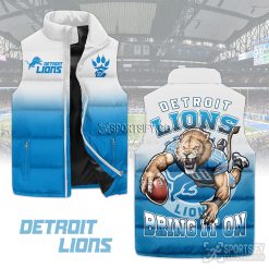 SLJ03059 - Detroit Lions Sleeveless Jacket-Sportsify