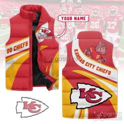 SLJ03056 - Custom Kansas City Chiefs Sleeveless Jacket-Sportsify