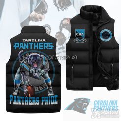 SLJ03052 - Carolina Panthers Sleeveless Jacket-Sportsify