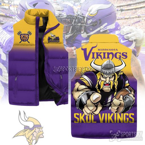 SLJ03051 - Minnesota Vikings Sleeveless Jacket-Sportsify