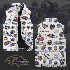 SLJ03047 - Baltimore Ravens Sleeveless Jacket-Sportsify