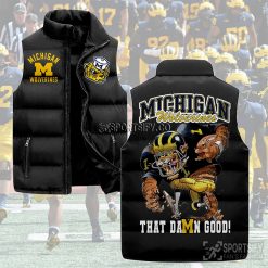 SLJ03041 - Michigan Wolverines Sleeveless Jacket-Sportsify