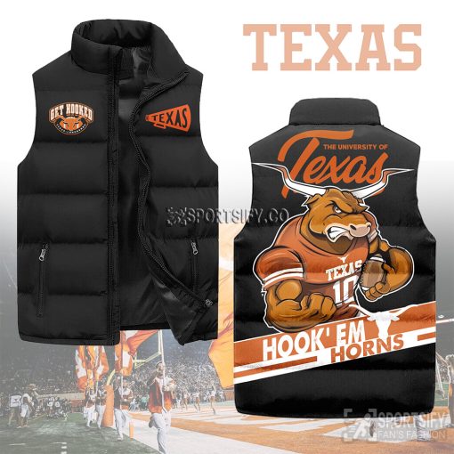 SLJ03034 - Texas Longhorns Sleeveless Jacket-Sportsify