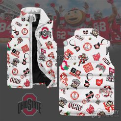 SLJ03019 - Ohio State Buckeyes Sleeveless Jacket-Sportsify