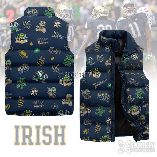 SLJ03011 - Notre Dame Fighting Irish Sleeveless Jacket-Sportsify