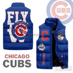 SLJ03007 - Chicago Cubs Sleeveless Jacket-Sportsify