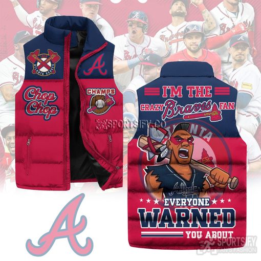 SLJ03002 - Atlanta Braves Sleeveless Jacket-Sportsify