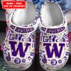 CLS01108 - Custom Washington Huskies Clogs Shoes-Sportsify