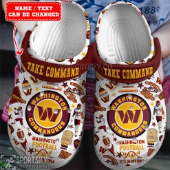 CLS01107 - Custom Washington Commanders Clogs Shoes-Sportsify