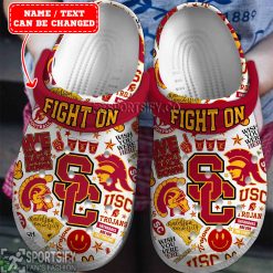 CLS01104 - Custom USC Trojans Clogs Shoes-Sportsify