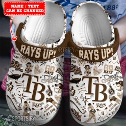 CLS01095 - Custom Tampa Bay Rays Clogs Shoes-Sportsify