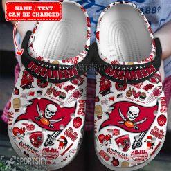 CLS01093 - Custom Tampa Bay Buccaneers Clogs Shoes-Sportsify