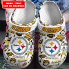 CLS01083 - Custom Pittsburgh Steelers Clogs Shoes-Sportsify