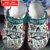 CLS01080 - Custom Philadelphia Eagles Clogs Shoes-Sportsify