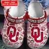 CLS01077 - Custom Oklahoma Sooners Clogs Shoes-Sportsify