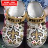 CLS01069 - Custom New Orleans Saints Clogs Shoes-Sportsify