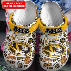 CLS01065 - Custom Missouri Tigers Clogs Shoes-Sportsify