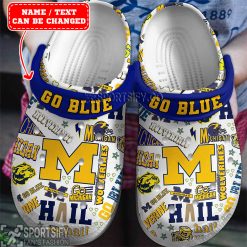 CLS01060 - Custom Michigan Wolverines Clogs Shoes-Sportsify