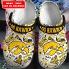 CLS01041 - Custom Iowa Hawkeyes Clogs Shoes-Sportsify