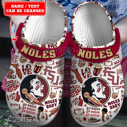 CLS01036 - Custom Florida State Seminoles Clogs Shoes-Sportsify