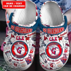 CLS01023 - Custom Cleveland Guardians Clogs Shoes-Sportsify