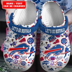 CLS01014 - Custom Buffalo Bills Clogs Shoes-Sportsify