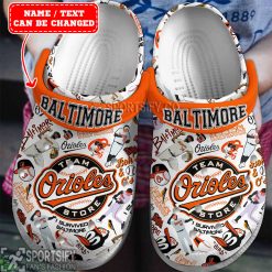 CLS01011 - Custom Baltimore Orioles Clogs Shoes-Sportsify