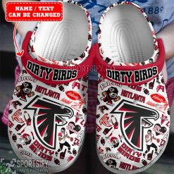 CLS01008 - Custom Atlanta Falcons Clogs Shoes-Sportsify