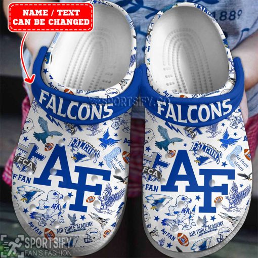 CLS01001 - Custom Air Force Falcons Clogs Shoes-Sportsify