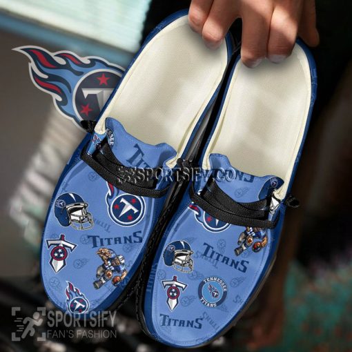 HDS0131 - Custom Tennessee Titans Hey Dude Shoes-Sportsify