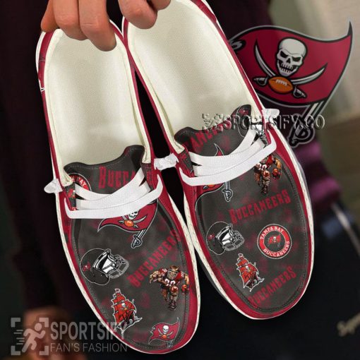 HDS0130 - Custom Tampa Bay Buccaneers Hey Dude Shoes-Sportsify