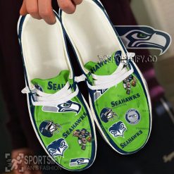 HDS0129 - Custom Seattle Seahawks Hey Dude Shoes-Sportsify