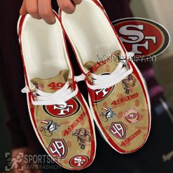 HDS0128 - Custom San Francisco 49ers Hey Dude Shoes-Sportsify