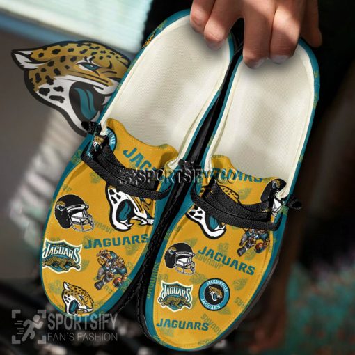 HDS0115 - Custom Jacksonville Jaguars Hey Dude Shoes-Sportsify