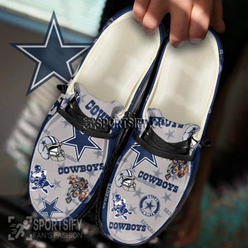 HDS0109 - Custom Dallas Cowboys Hey Dude Shoes-Sportsify