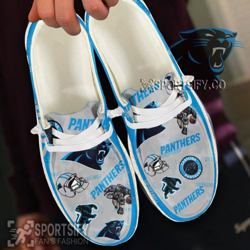 HDS0105 - Custom Carolina Panthers Hey Dude Shoes-Sportsify